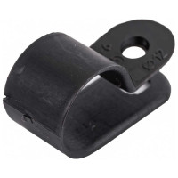 Нейлоновая крепежная скоба TDM ELECTRIC СКН-12 черная 100 шт SQ0514-0214