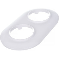 Рамка Bylectrica 2-х местная, круг, серия ПРОВАНС круг, белый ЮЛИГ.735212.499