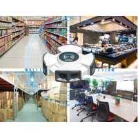 Промышленный ультразвуковой Bluetooth-отпугиватель грызунов с 8 динамиками ЭКОСНАЙПЕР UP-11E