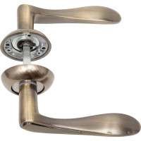 Ручка дверная алюминиевая бронза Вантаж V64Q AL