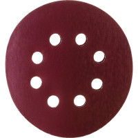 Круг шлифовальный перфорированный, 8 отверстий, 125 мм, P2000, 5 шт Росомаха 438820
