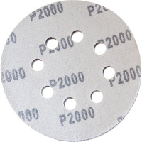 Круг шлифовальный перфорированный, 8 отверстий, 125 мм, P2000, 5 шт Росомаха 438820