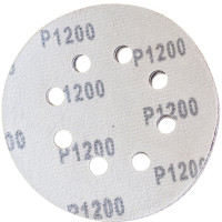 Круг шлифовальный перфорированный, 8 отверстий, 125 мм, P1200, 5 шт Росомаха 438812