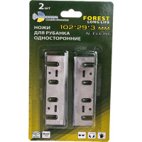 Ножи для электрорубанка односторонние TRIO-DIAMOND 102x29x3 мм (2шт) Forest Long Life FLL717