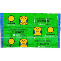 Пластины Комарофф оффлайн ДЛИТЕЛЬНО поперечные, без запаха, 10 шт. OF01010601