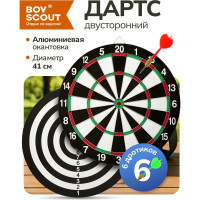 Дартс BOYSCOUT d 41 см, 6 дротиков 61558