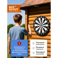 Дартс BOYSCOUT d 41 см, 6 дротиков 61558