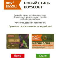 Костровая добавка BOYSCOUT Магия огня 25 гр 61561