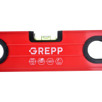 Алюминиевый уровень Ladina, магнитный, 60 см, 3 глазка, 505-117