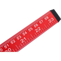 Алюминиевый уровень Ladina, магнитный, 60 см, 3 глазка, 505-117