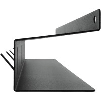 Настенный держатель-органайзер для баллончиков EMBODIMENT с крючками, черный EMB-WOP-L-B