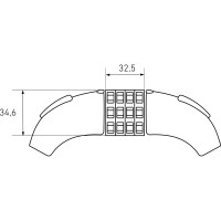 Навесной замок БУЛАТ ВС 557 (15х1500 мм; кодовый с тросом; с креплением на раму велосипеда) 14035