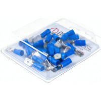 Разъём DORI плоский изолированный штекер 6,3 мм 1,5-2,5 мм2 РПИп 25 шт 42075