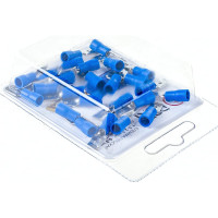 Разъём DORI плоский изолированный штекер 6,3 мм 1,5-2,5 мм2 РПИп 25 шт 42075