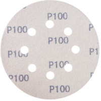 Круг шлифовальный Purple PP627 (125 мм; 8 отверстий; Р100; 100 шт) Hanko PP627.125.8.0100