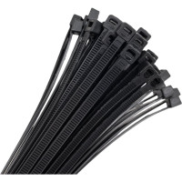 Нейлоновый хомут DORI 4,8x370 мм черный 50 шт 46110