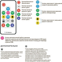 Комплект адресной ленты Apeyron 24В, 14,4Вт/м, smd5050, 60д/м, IP65, подложка 10мм (черная), 10м/ 10-102