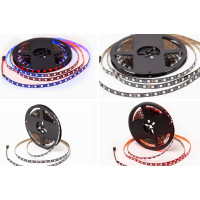 Комплект адресной ленты Apeyron 24В, 14,4Вт/м, smd5050, 60д/м, IP20, подложка 10мм(черная), 10м, RGB/ 10-101