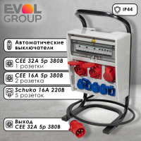 РУСП Щит с розетками переносной PARTNER ULTRA EVOL 0607-035-1