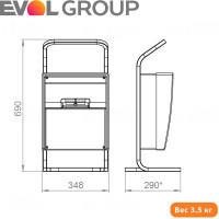 РУСП Щит с розетками переносной PARTNER ULTRA EVOL 0607-035-1
