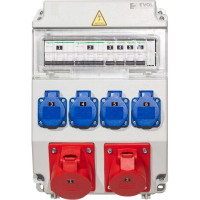 Щит с розетками навесной Combox 11 EVOL 0102-009-1