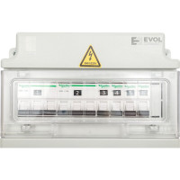 Щит с розетками навесной Combox 11 EVOL 0102-009-1