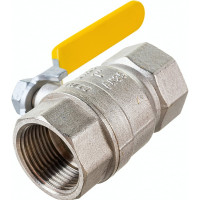 Шаровой кран MVI газовый, полнопроходной 1" внутренняя-внутренняя, ручка рычаг BV.811.06