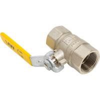 Шаровой кран MVI газовый полнопроходной 3/4" внутренняя-внутренняя, ручка рычаг BV.811.05