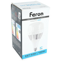 Светодиодная лампа FERON LB-65 E27-E40 100W 4000K 38219