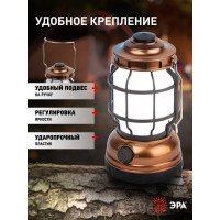 Светодиодный кемпинговый фонарь ЭРА KB-801 Факел на батарейках 2 режима холодный+пламя Б0054042