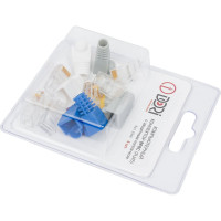 Коннектор DORI RJ-45 8P8C 6 шт + колпачки 2346