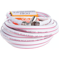 Коаксиальный кабель DORI SAT-50 на F-разъёмах 5 м + переходник на TV 40019