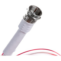 Коаксиальный кабель DORI SAT-50 на F-разъёмах 5 м + переходник на TV 40019