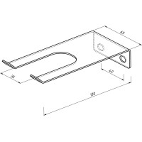 Держатель для диспенсера скотча EMBODIMENT настенный, черный EMB-HSD-W-B