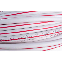 Коаксиальный кабель DORI SAT-50 на F-разъёмах 10 м + переходник на TV 40026