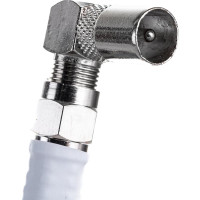 Коаксиальный кабель DORI SAT-50 на F-разъёмах 10 м + переходник на TV 40026