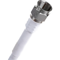 Коаксиальный кабель DORI RG-6 на F-разъёмах 20 м + переходник на TV 40903