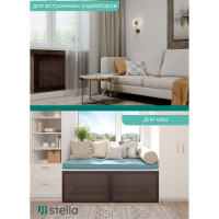 Экран на батарею отопления STELLA МДФ 90x60 см., Готико венге ЦБ-00002241