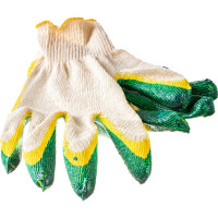 Перчатки с двойным латексным обливом DINFIX ЛЮКС 13 класс, зеленые, в индивидуальной упаковке 00-00001976