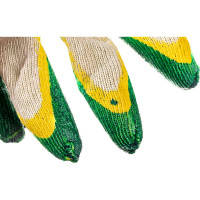 Перчатки с двойным латексным обливом DINFIX ЛЮКС 13 класс, зеленые, в индивидуальной упаковке 00-00001976