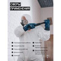 Комбинезон химзащиты Jeta Safety с дышащей вставкой на спине JPC65, плотн.65 г/м², размер 46-48/S, JPC-65-S