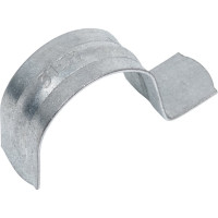 Металлическая однолапковая скоба без отверстий Промрукав СМО d31-32 мм, для монтажного пистолета PR08.2795