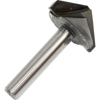 Фреза V-образная конусная (22 мм; угол 2A°-110; хв-к 6 мм) N2V62211025 DJTOL 1494