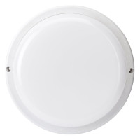 Светодиодный пылевлагозащищённый светильник FERON AL3013 в пластиковом корпусе 15W 3000K IP65 белый 41755