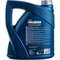 Полусинтетическое моторное масло MANNOL MOLIBDEN 10W40, 4 л 75054