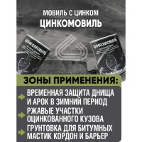 Автоконсервант с цинком ПолиКомПласт Цинкомовиль, жест.банка 1,2 кг РТ184118