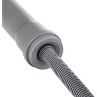 Сантехническая манжета для канализации MPF 50x25, черная, уплотнительная, переходная ИС.131604