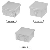 Коробка распределительная TDM ELECTRIC 80х80х50мм, крышка, IP54, 7 входов, без гермовводов упаковка 10 штук SQ1401-0812