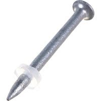 Стальной оцинкованный гвоздь с пластиковой шайбой LIXIE 100 шт./уп. DN-42-P8