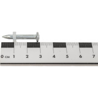 Стальной оцинкованный гвоздь с пластиковой шайбой LIXIE 100 шт./уп. DN-27-P8